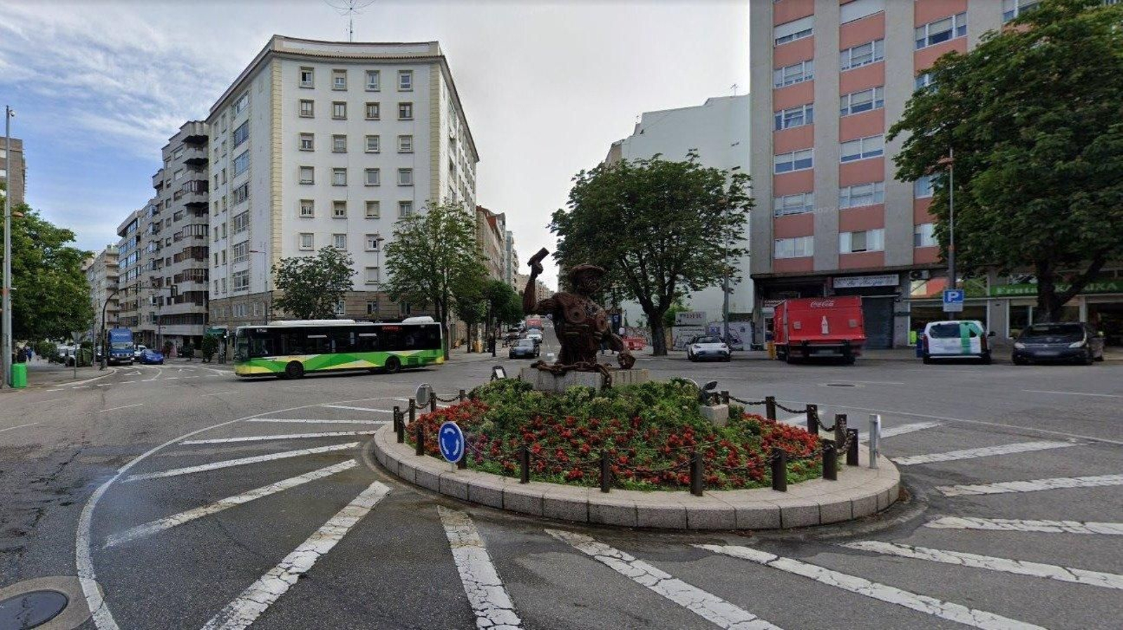 Praza Industria en Vigo. // Google Maps