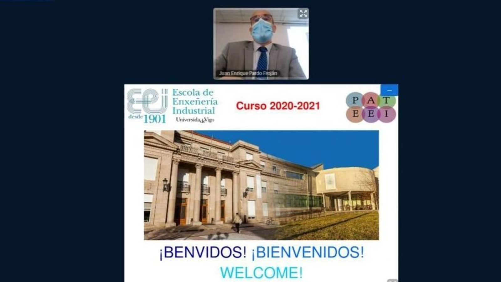 El acto 'online' de la Escuela de Ingeniería Industrial.