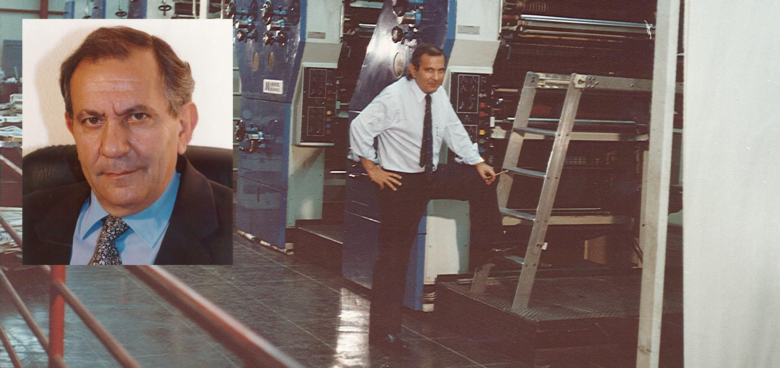 El presidente de honor de Atlántico y La Región, José Luis Outeiriño Rodríguez