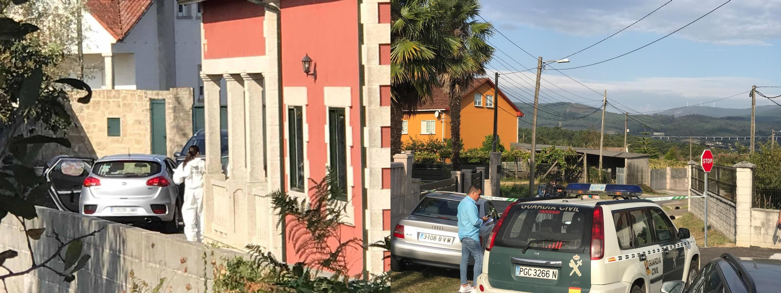 El lugar donde se produjeron los hechos en en Valga (Pontevedra)  // Alberte