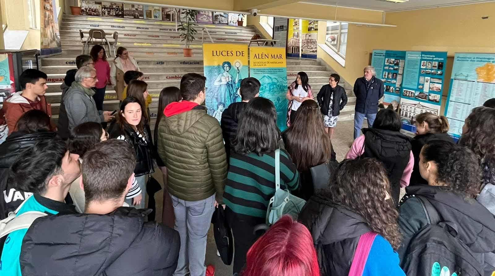 La muestra ya fue expuesta en la Facultad de Enfermería y la Facultad de Centro de Educación Campus norte de la Universidad de Santiago.
