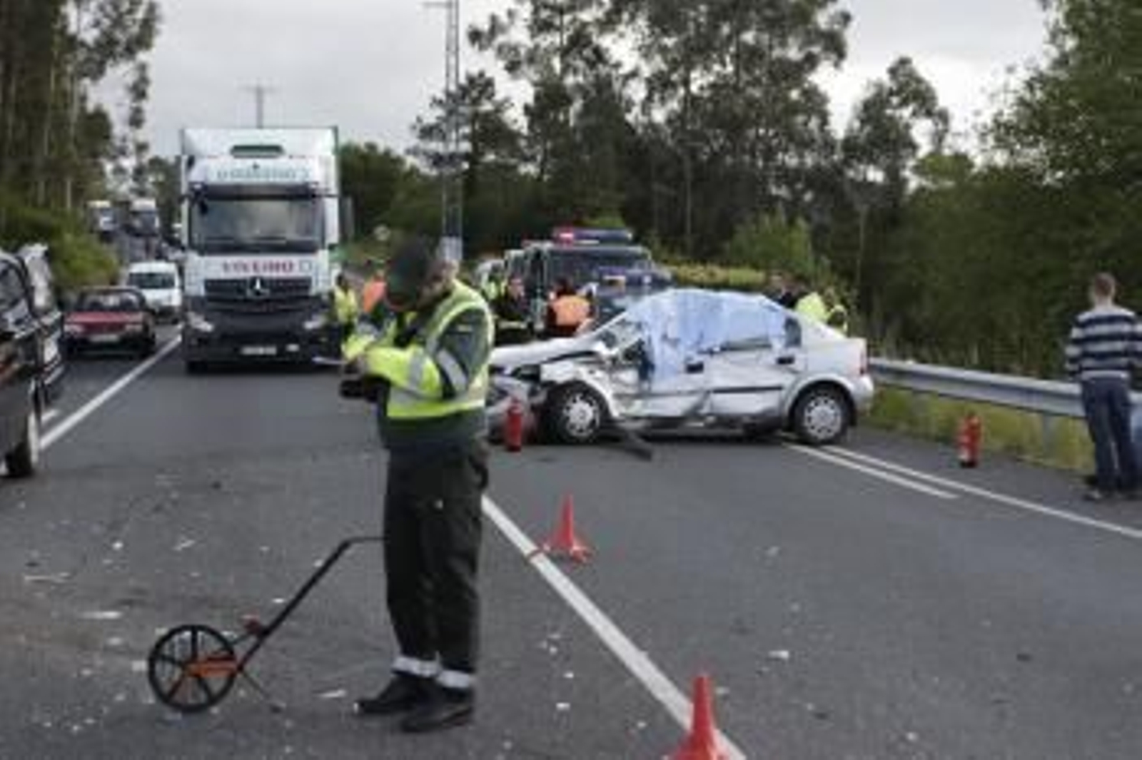 Foto del accidente