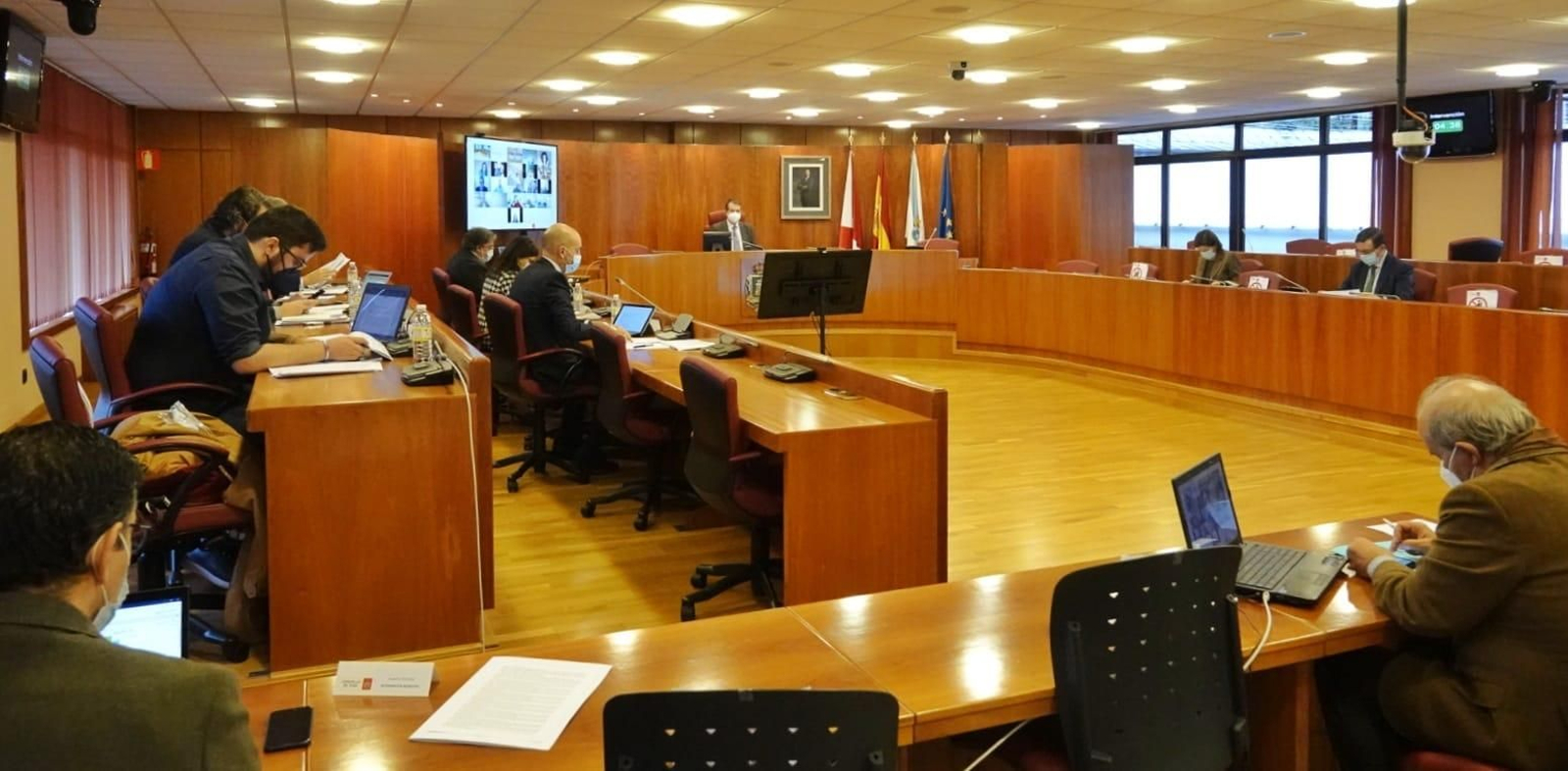 El pleno de Vigo esta mañana // Vicente