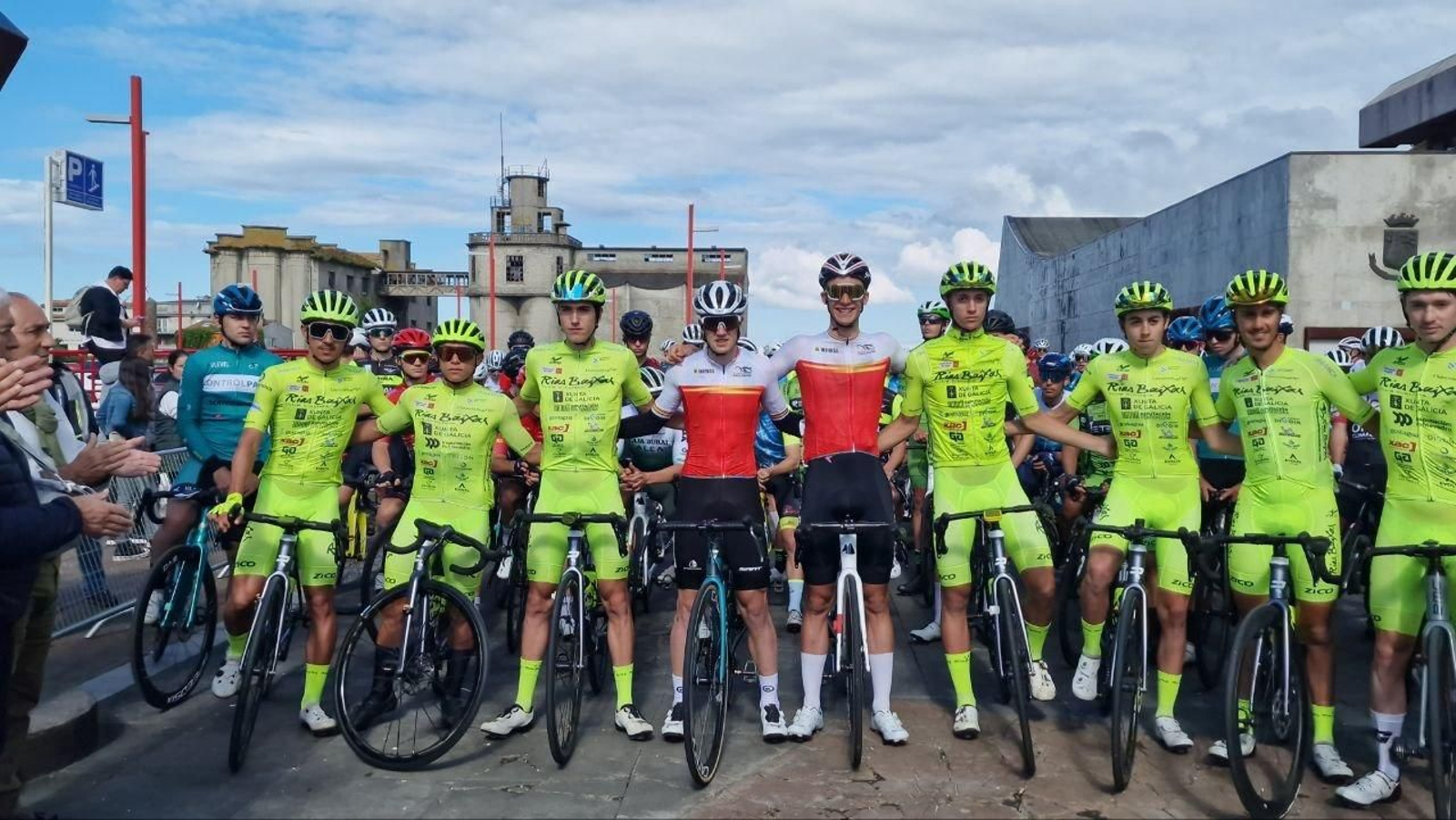 Copa de España de Ciclismo en Vigo.