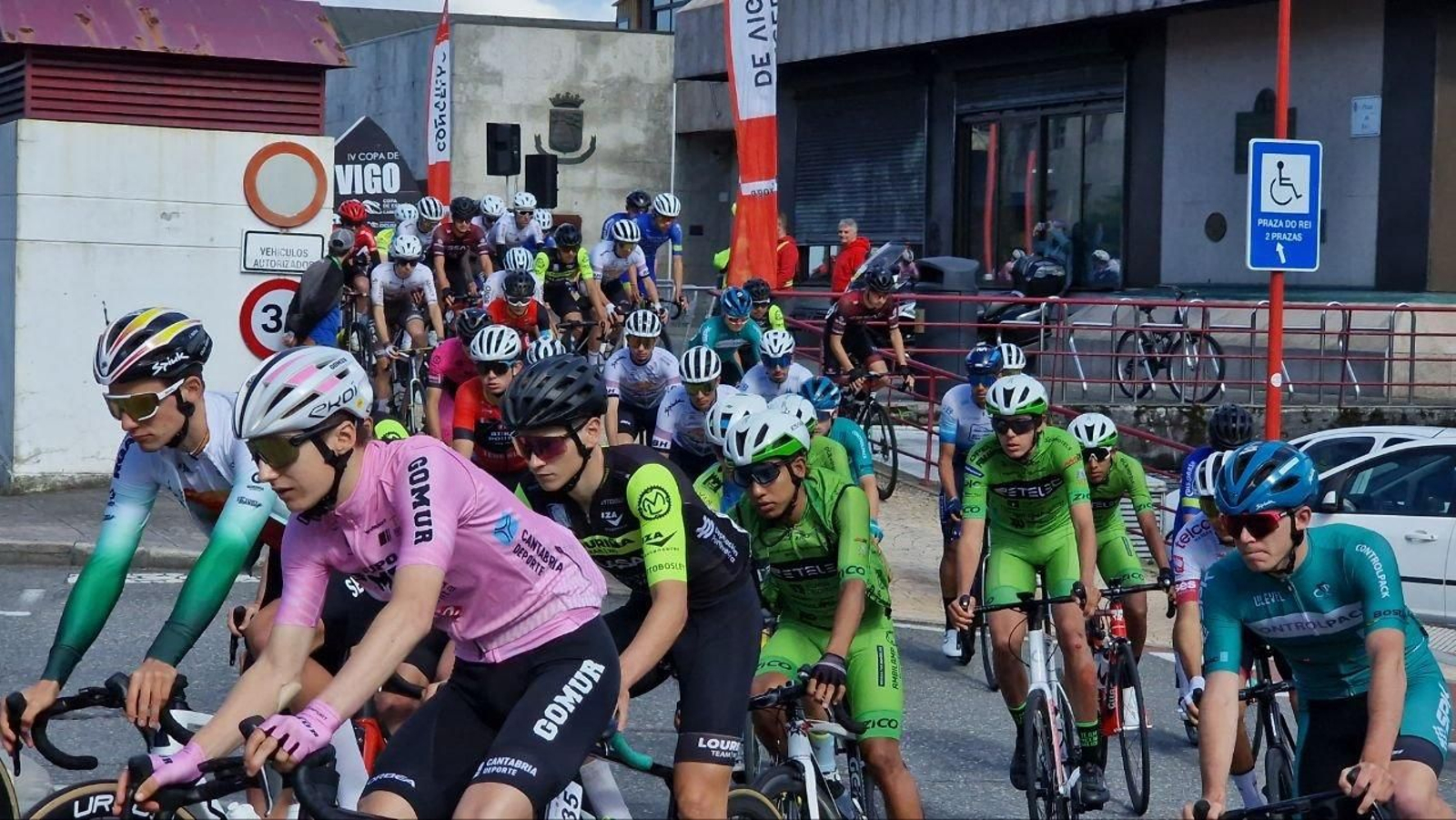 Copa de España de Ciclismo en Vigo.