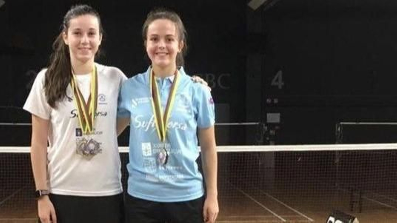 Ania Setién y Lucía Rodríguez.