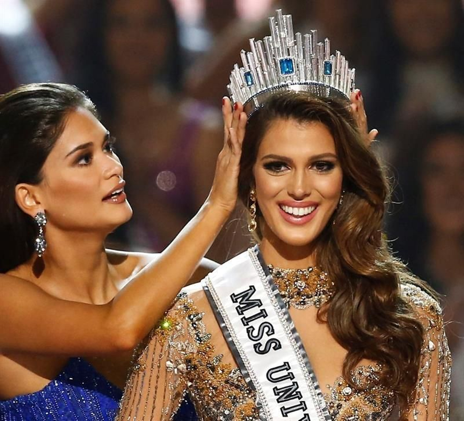La francesa Iris Mittenaere, de 24 años, fue proclamada hoy como Miss Universo 2016