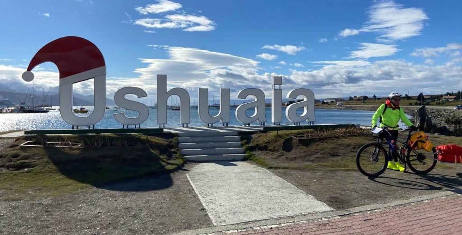 Imagen en la ciudad de Ushuaia (Tierra de Fuego, Argentina)