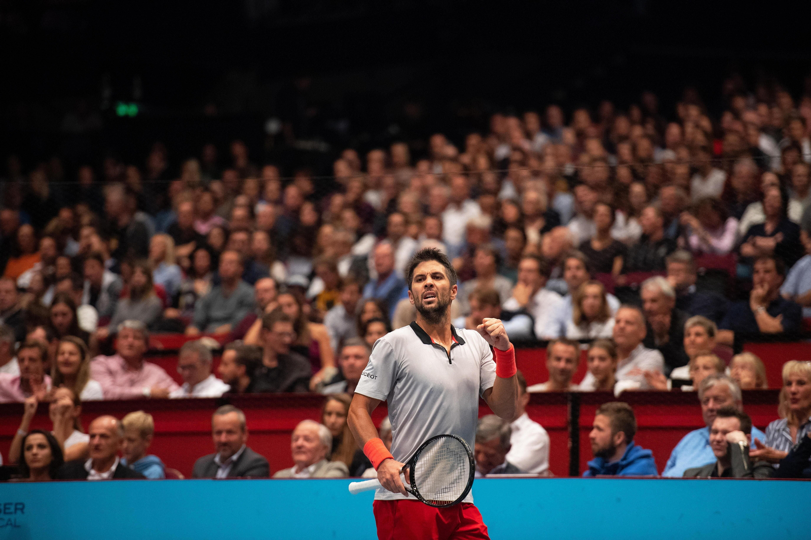 Verdasco se mide a Rafa Nadal en el torneo de París.