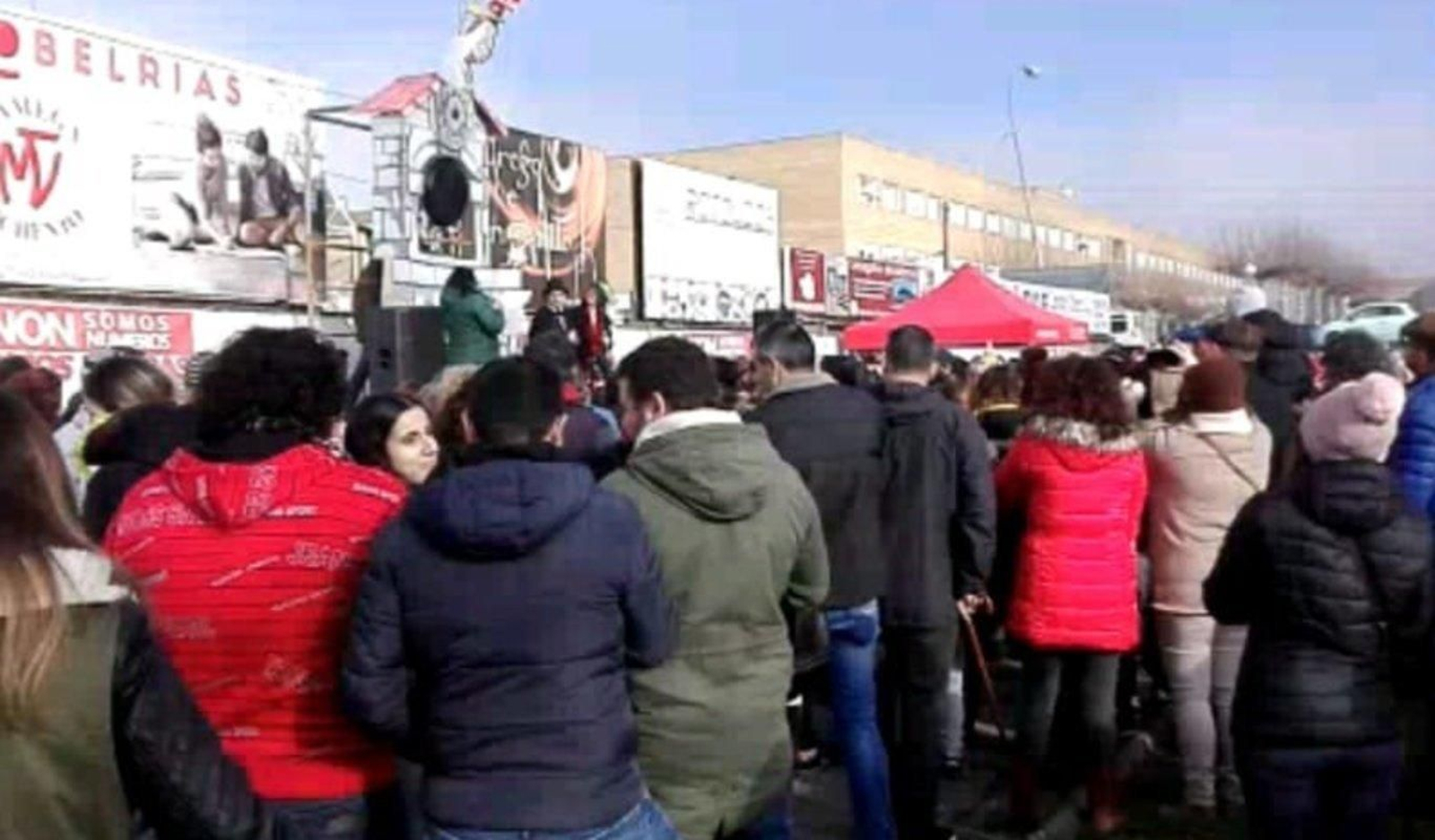 Protesta satírica en Verín.