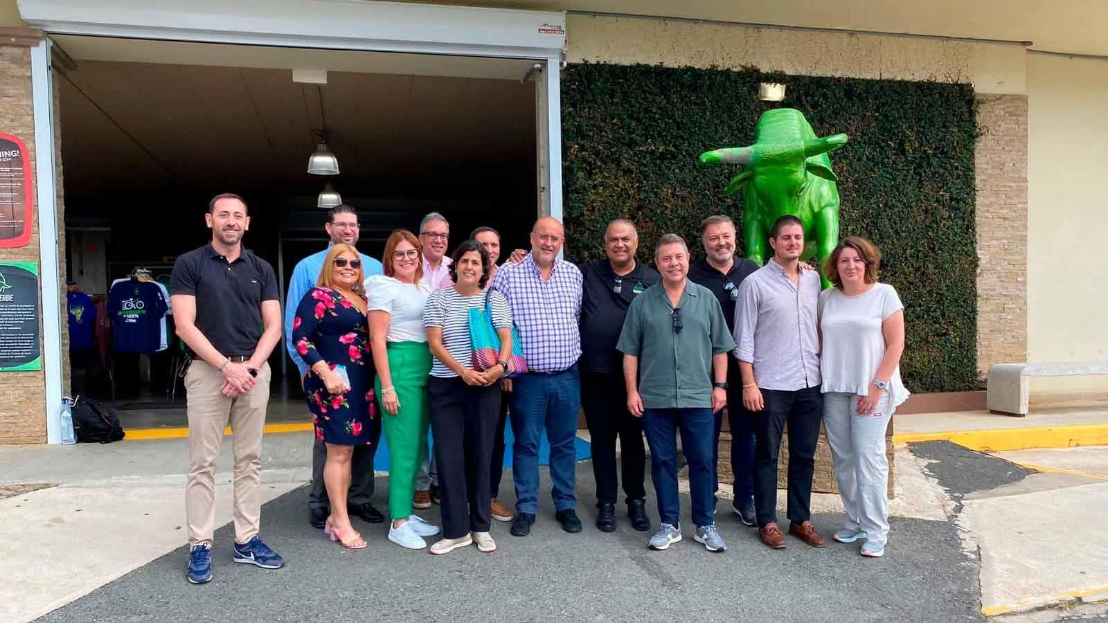 Castilla La Mancha García Page en Puerto Rico