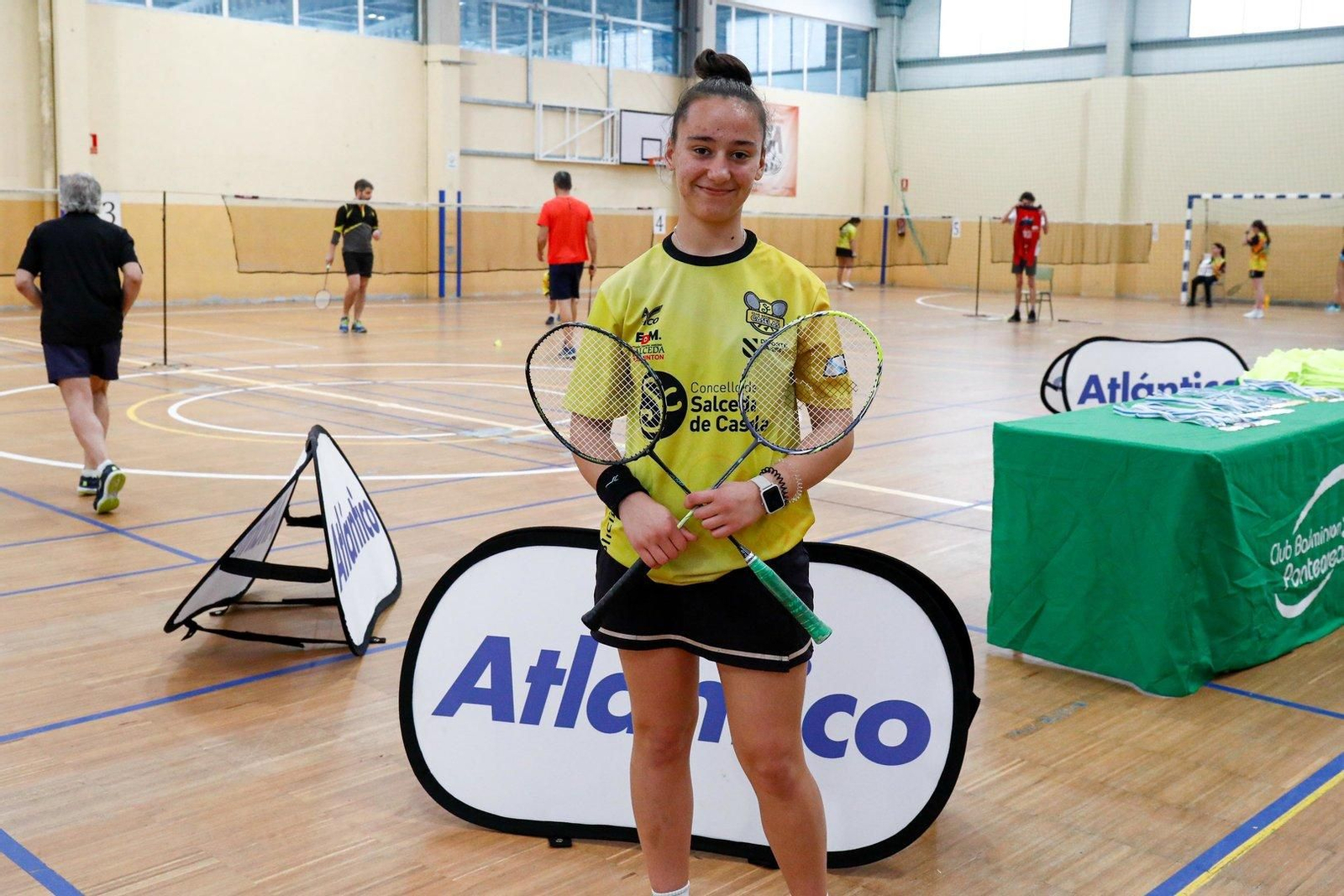 +Deporte Atlántico de bádminton en Ponteareas.