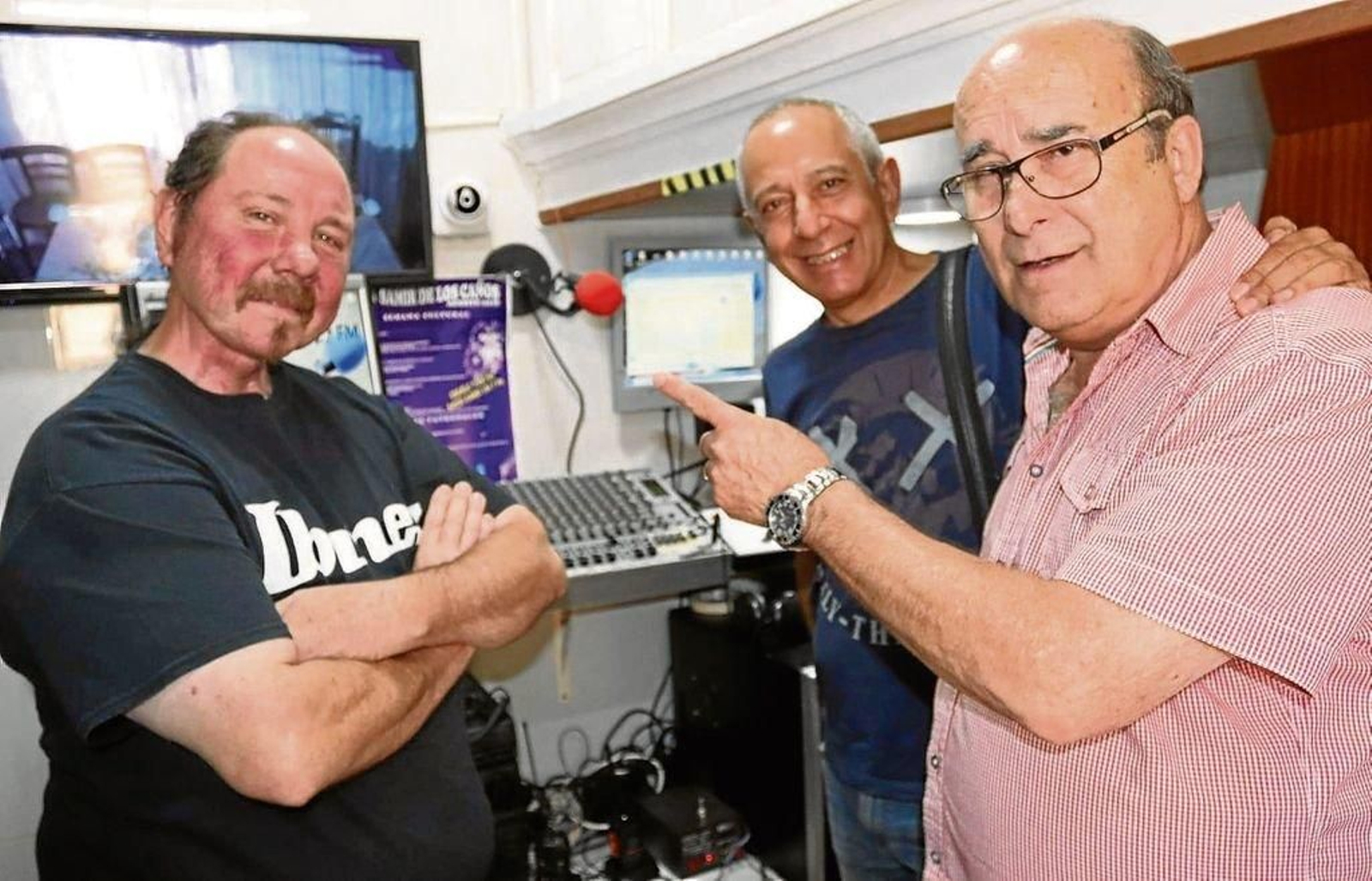 Pepe Zurita (izquierda) y Miguel Nocete (derecha) son los impulsores de Radio Samir.