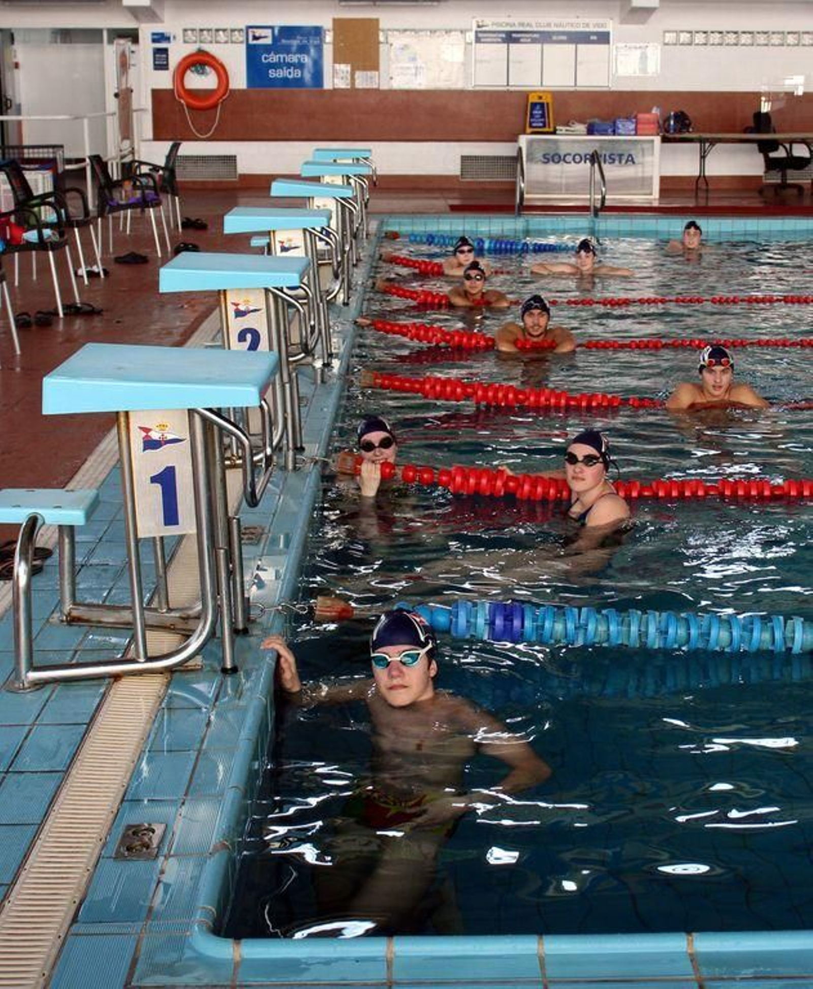 Los nadadores del Náutico seguirán en la máxima categoría gallega.