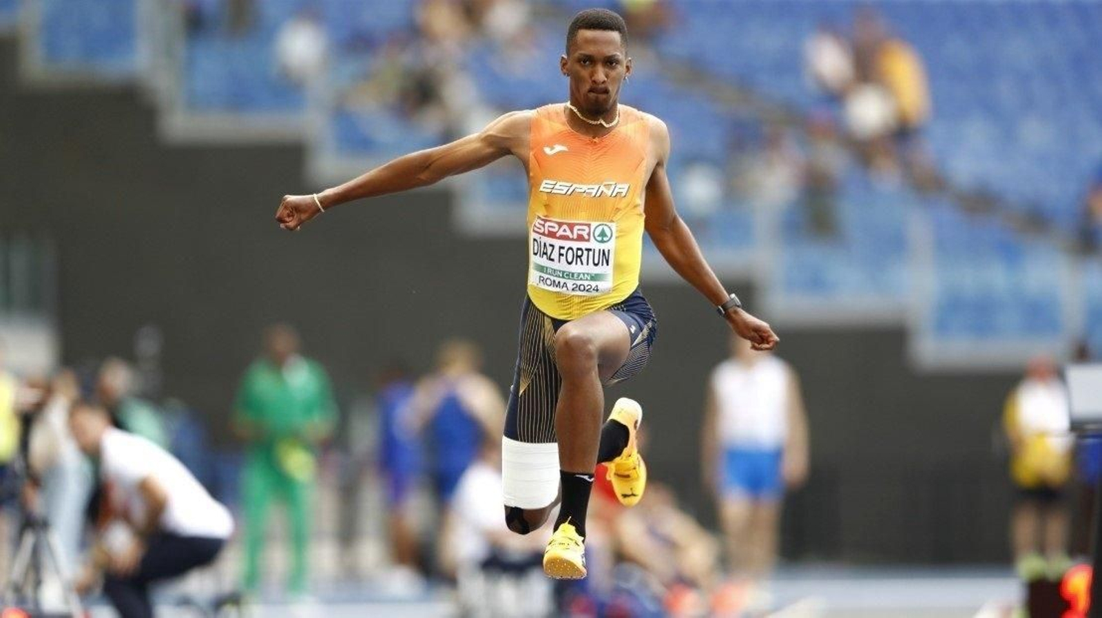 Jordan Díaz, en el Europeo de atletismo. // E.P.