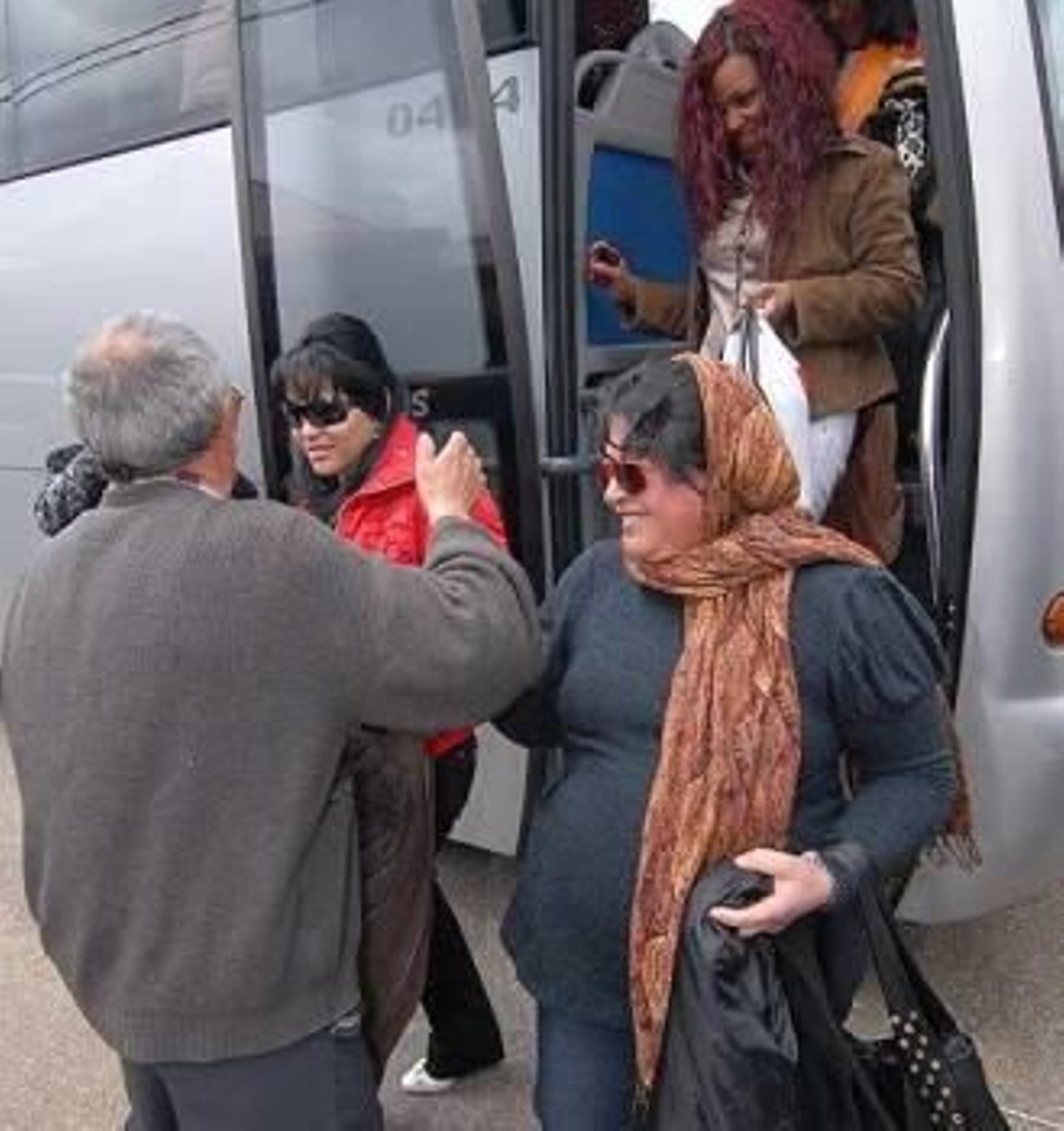 Caravana de mujeres en Plan.