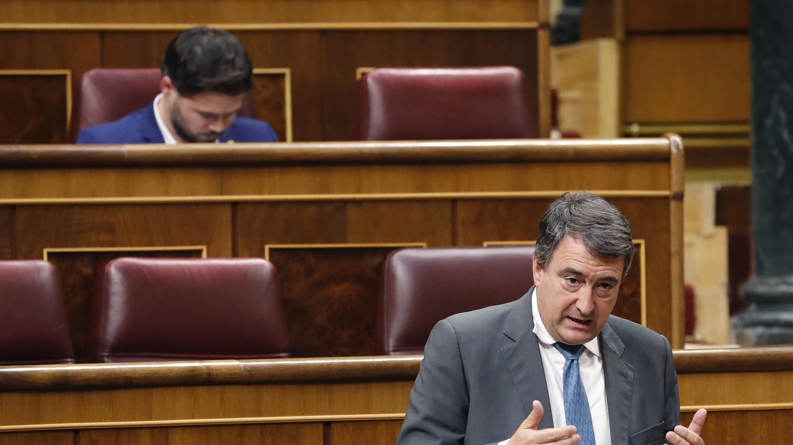 Aitor Esteban y Gabriel Rufián