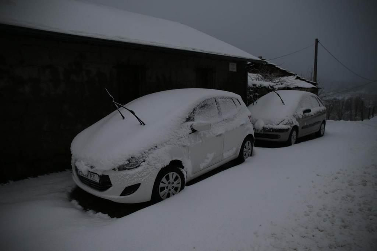 Cortada la A52 por nieve _ Alberte 22