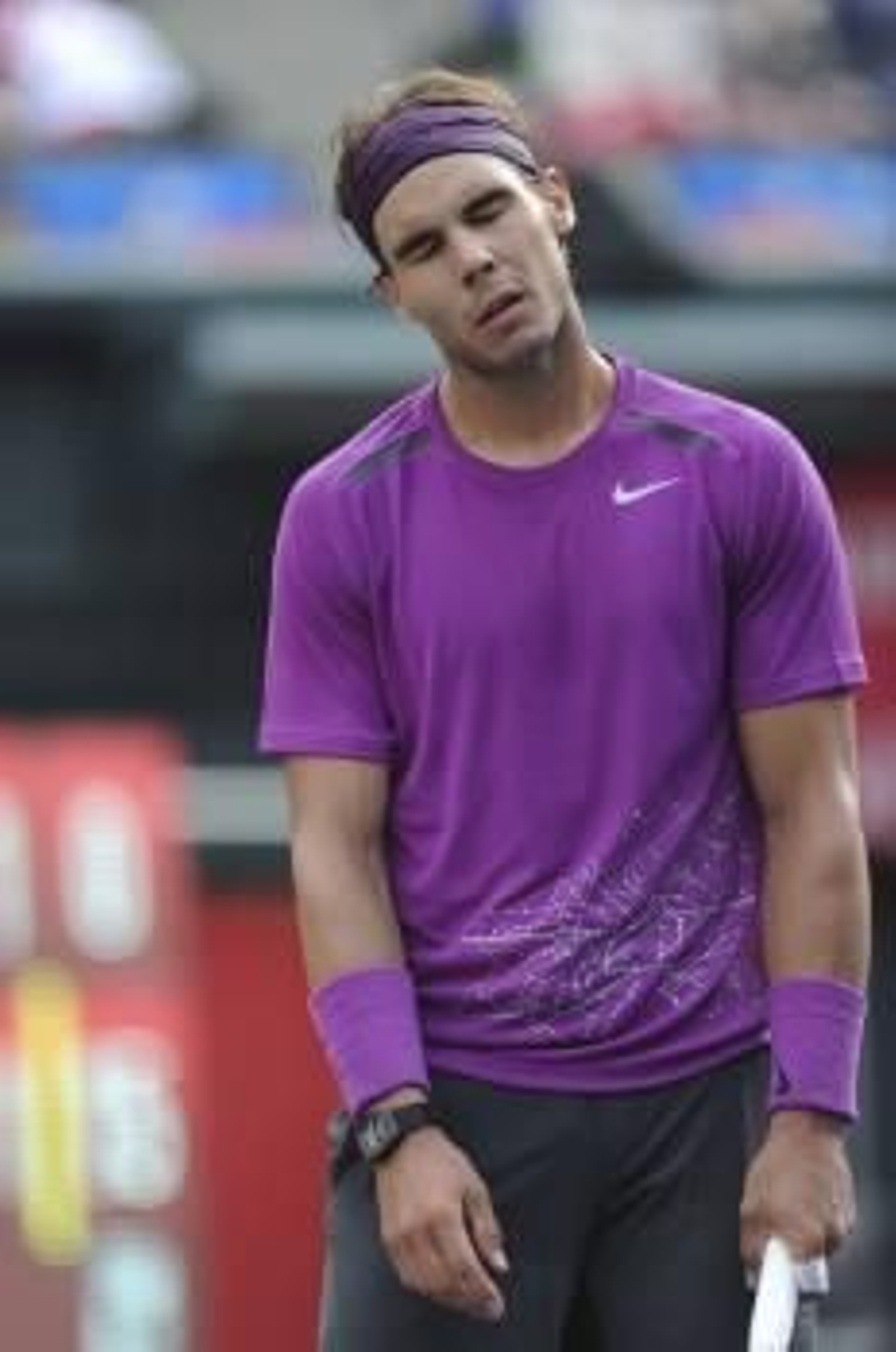 Nadal, abatido durante los últimos puntos de la final. (Foto: E. KENNEDY)