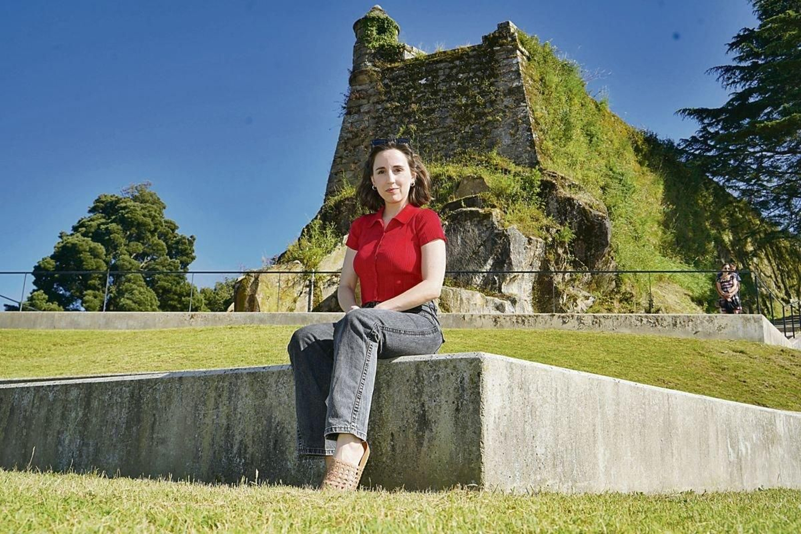 Cris Iglesias, en el Baluarte do Diamante, en la fortaleza de O Castro, habló sobre “Clanes” y sobre su trayectoria.