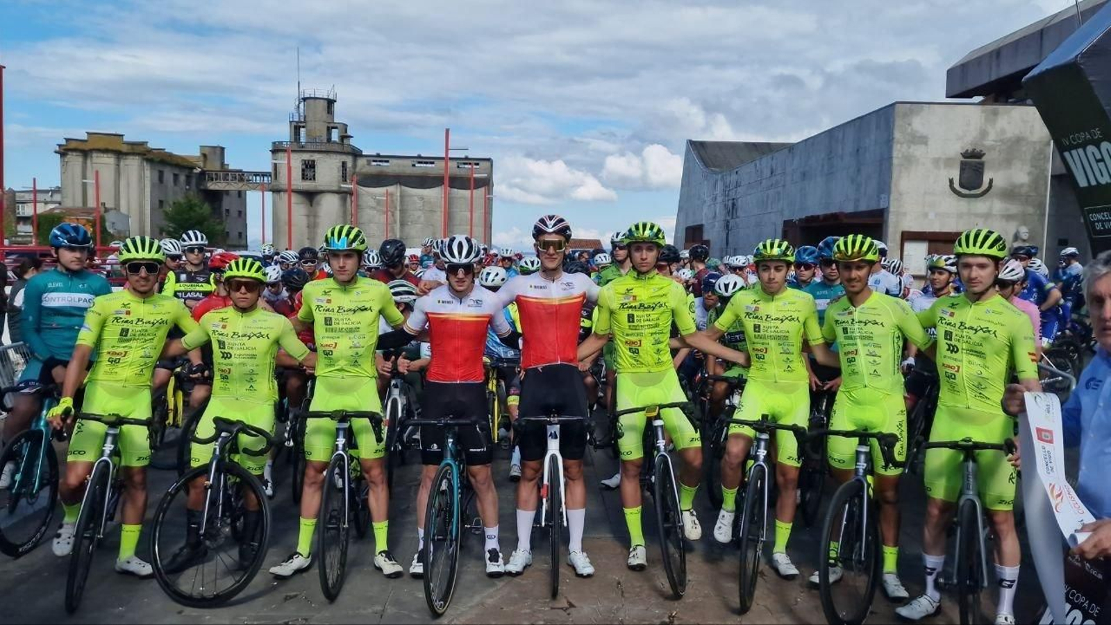 Copa de España de Ciclismo en Vigo.