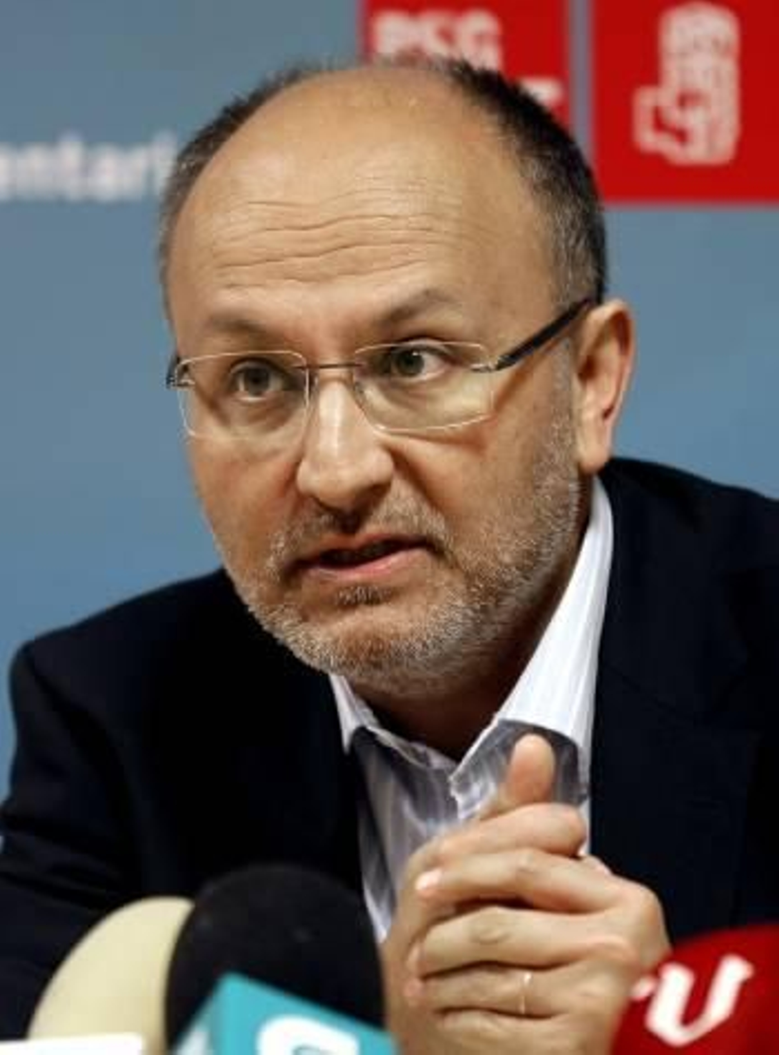 Abel Losada, portavoz parlamentario del PSdeG. (Foto: LAVANDEIRA JR.)