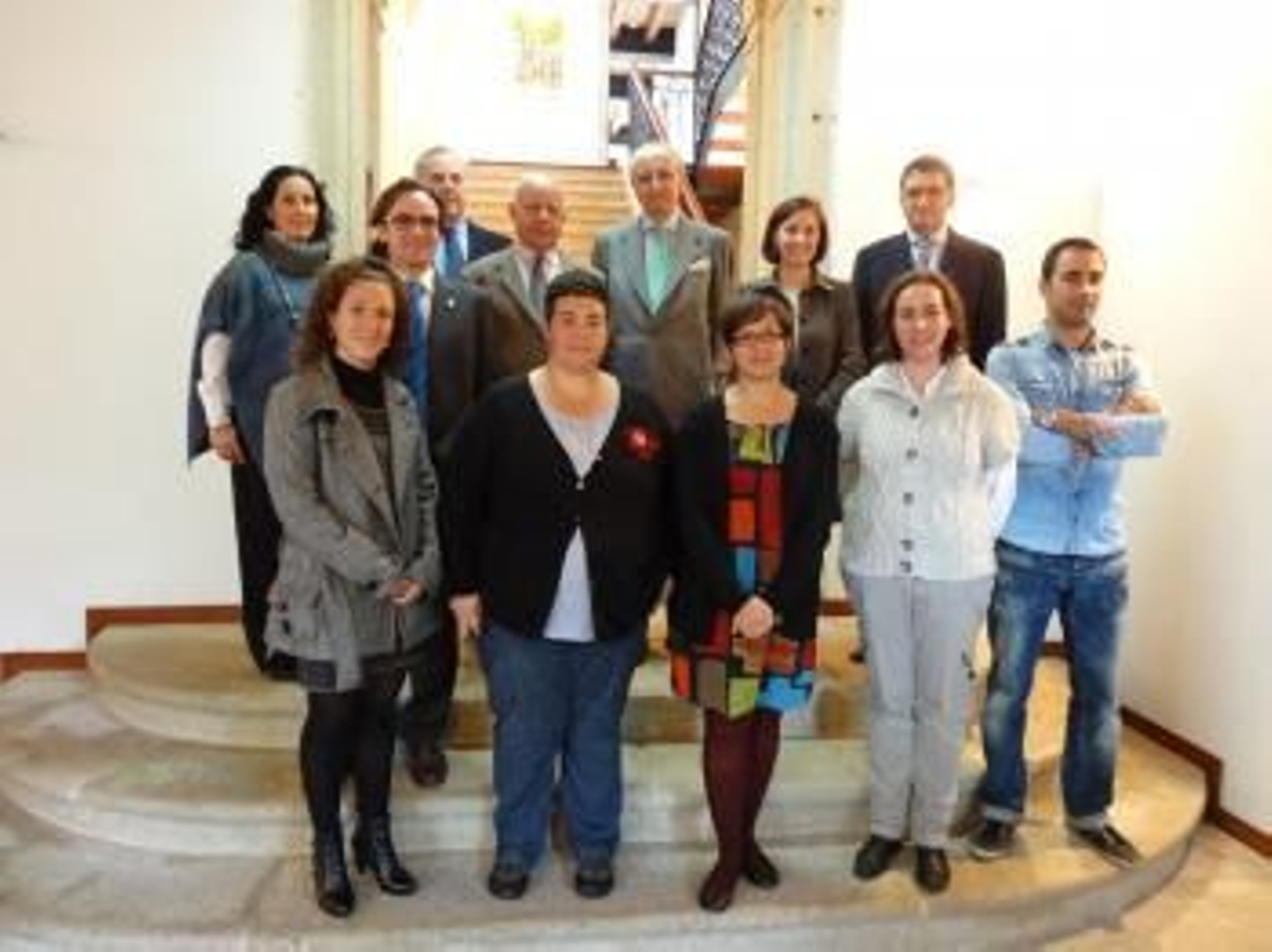 El equipo que ha hecho posible el trabajo de los clones de albariño.