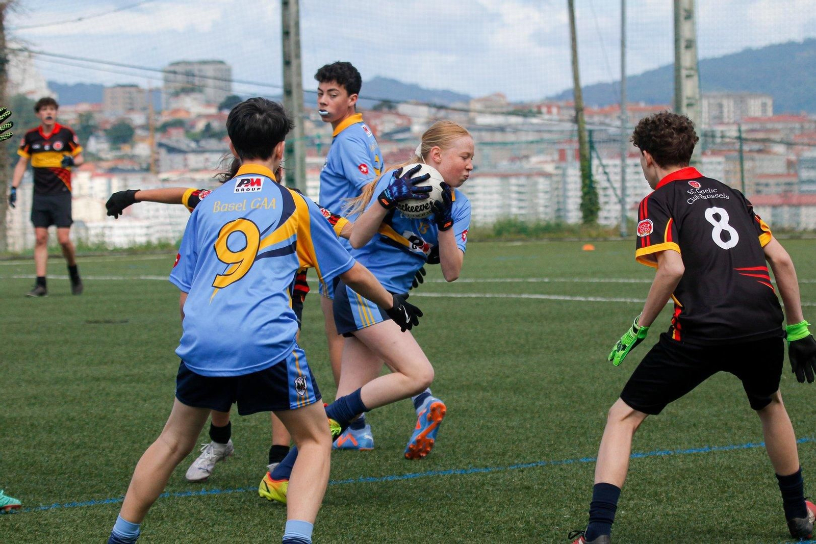 Torneo europeo de fútbol gaélico en Montecastelo.