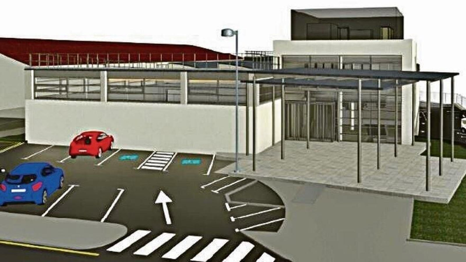 Una infografía del diseño de la reforma de la piscina de Teis.