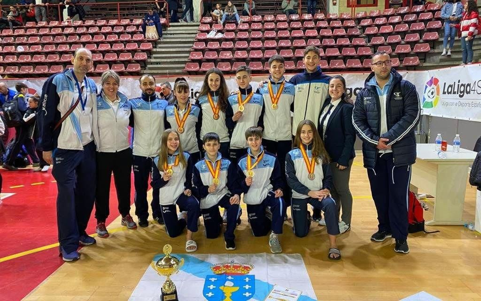 La selección gallega contó con varios deportistas de Vigo y su área.