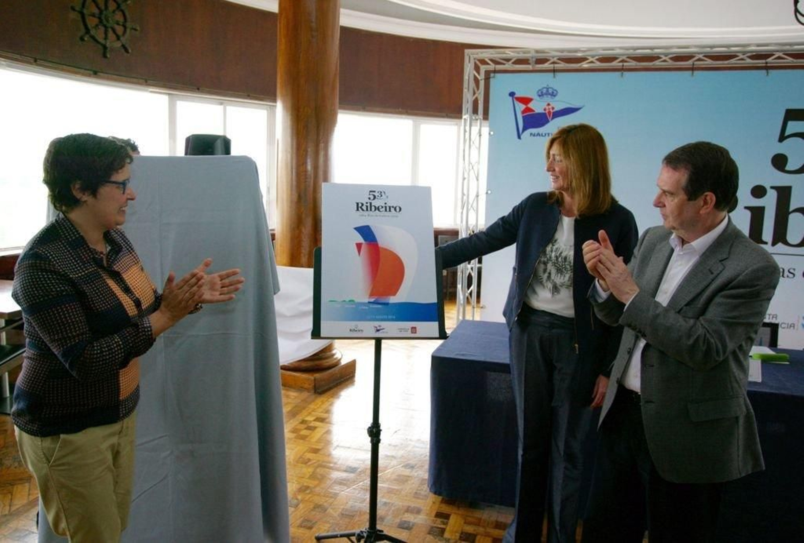 El Náutico de Vigo presentó ayer el cartel de la Regata Ribeiro.