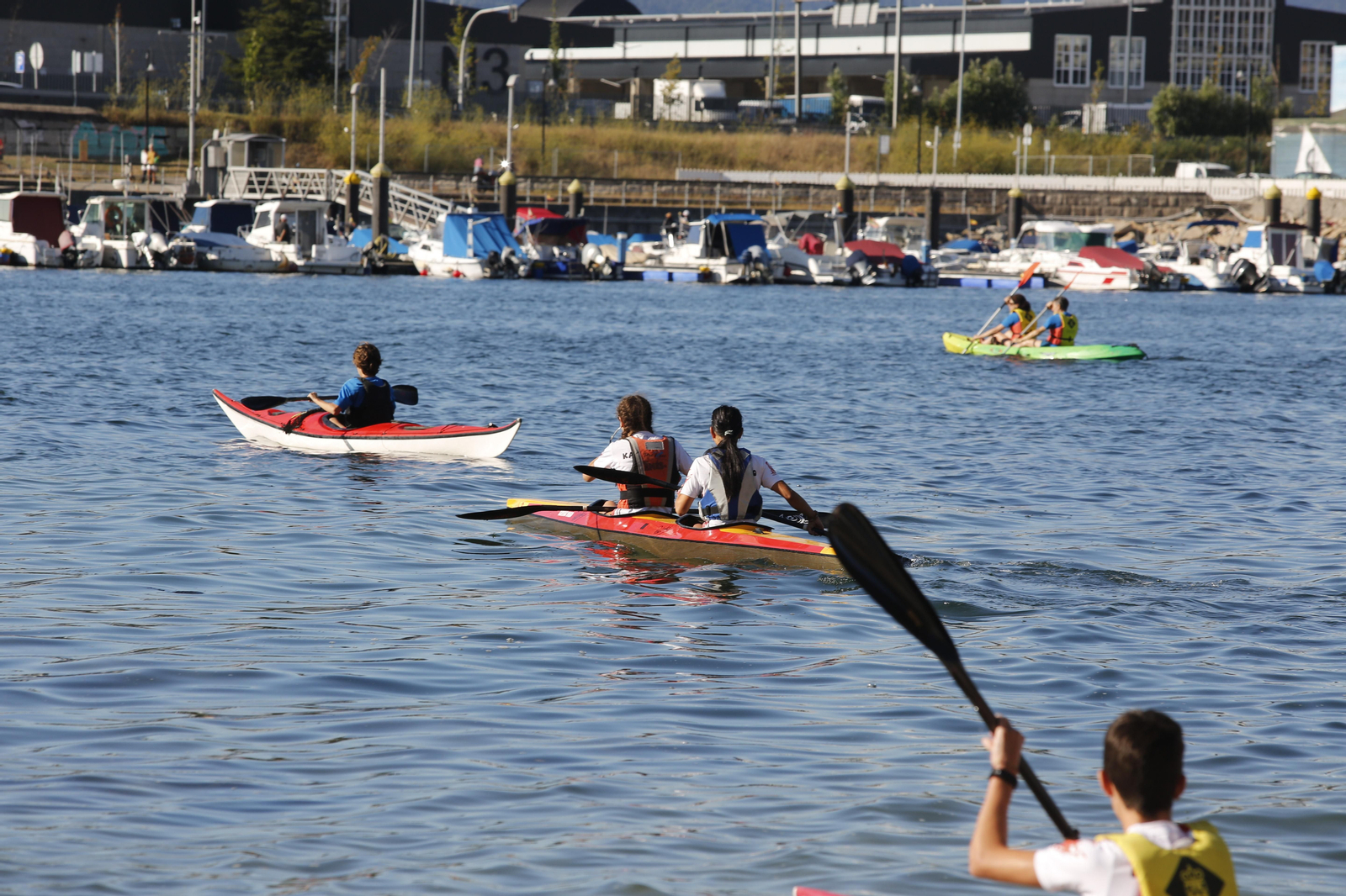La jornada de entrenamiento especial de la mano de +Deporte Atlántico y el club de piragüismo Kayak Vigo