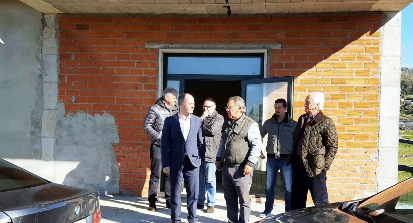 La obra se encuentra iniciada y dará servicio a la parroquia de Traspielas.