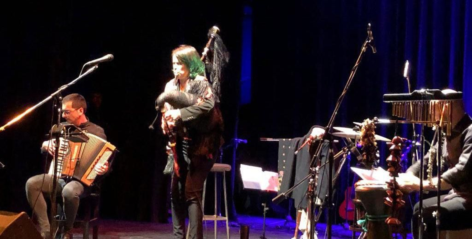 La artista ourensana de proyección internacional participó en el concierto del Teatro Auditorium Centro Provincial de las Artes.