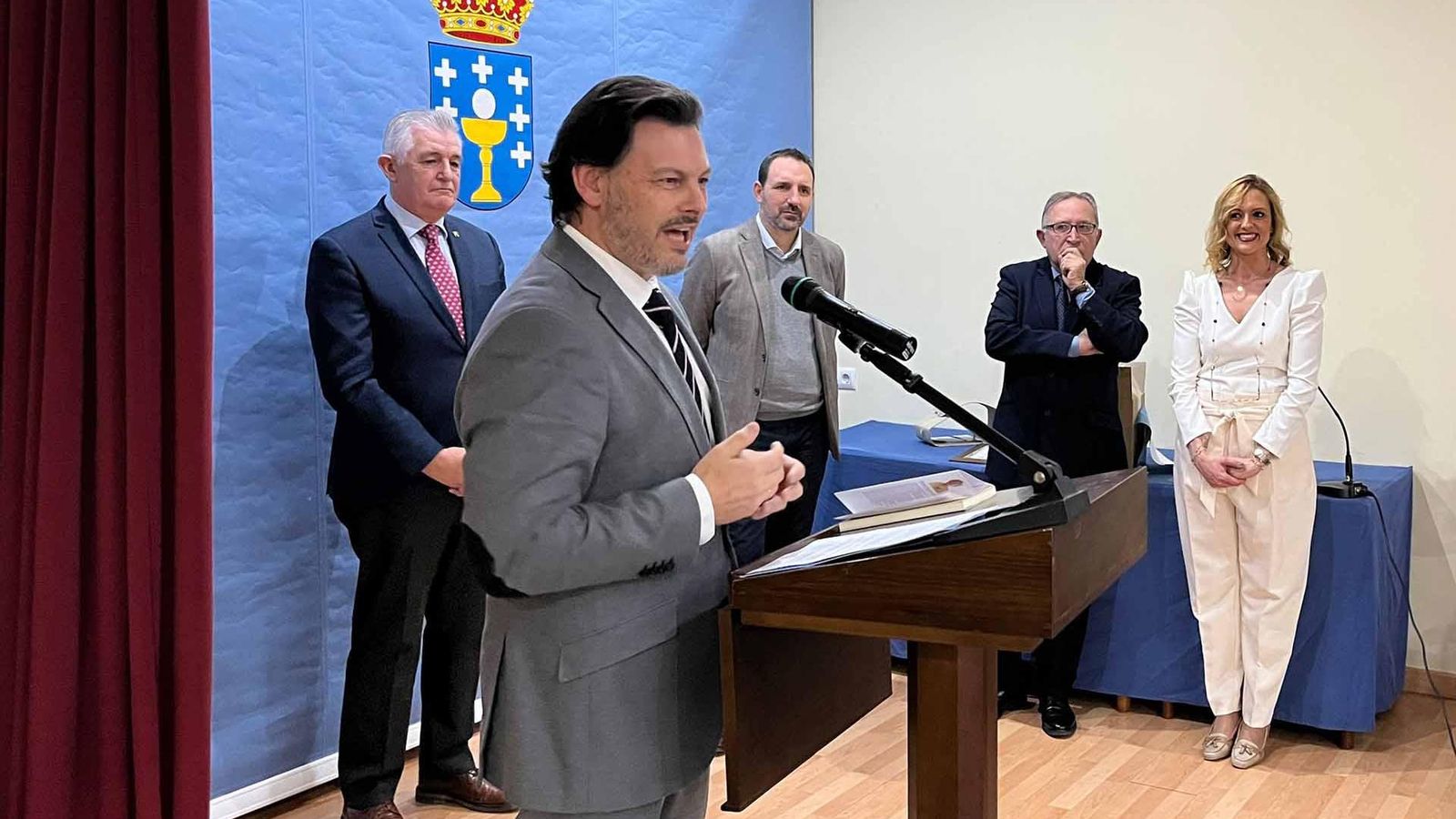 Antonio Rodríguez Miranda en la celebración del 66º aniversario del Lar Gallego de Sevilla