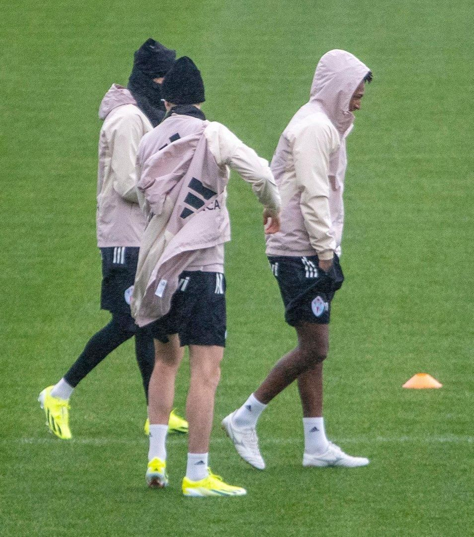 Entrenamiento del Celta en Afouteza.