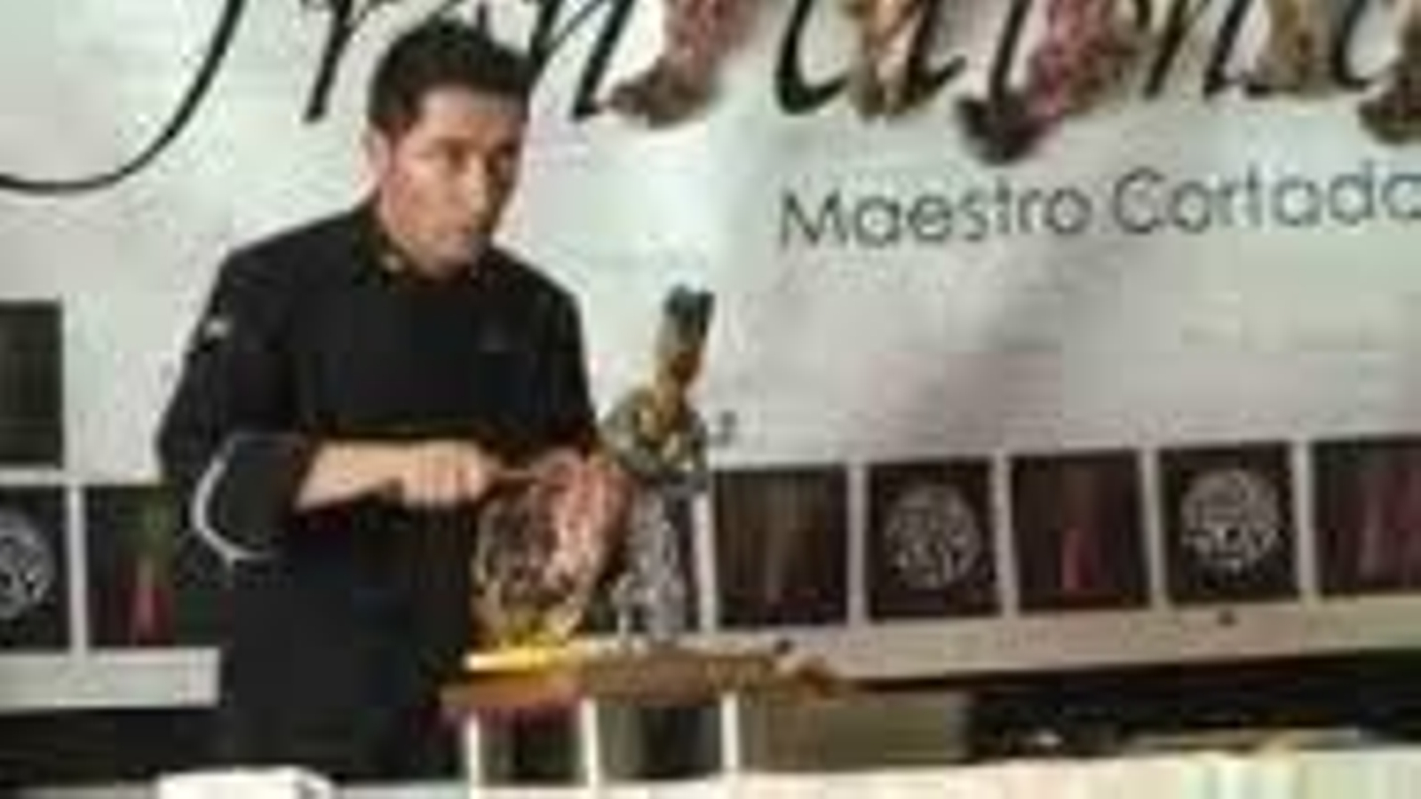 En la imagen, un cortador de jamón.