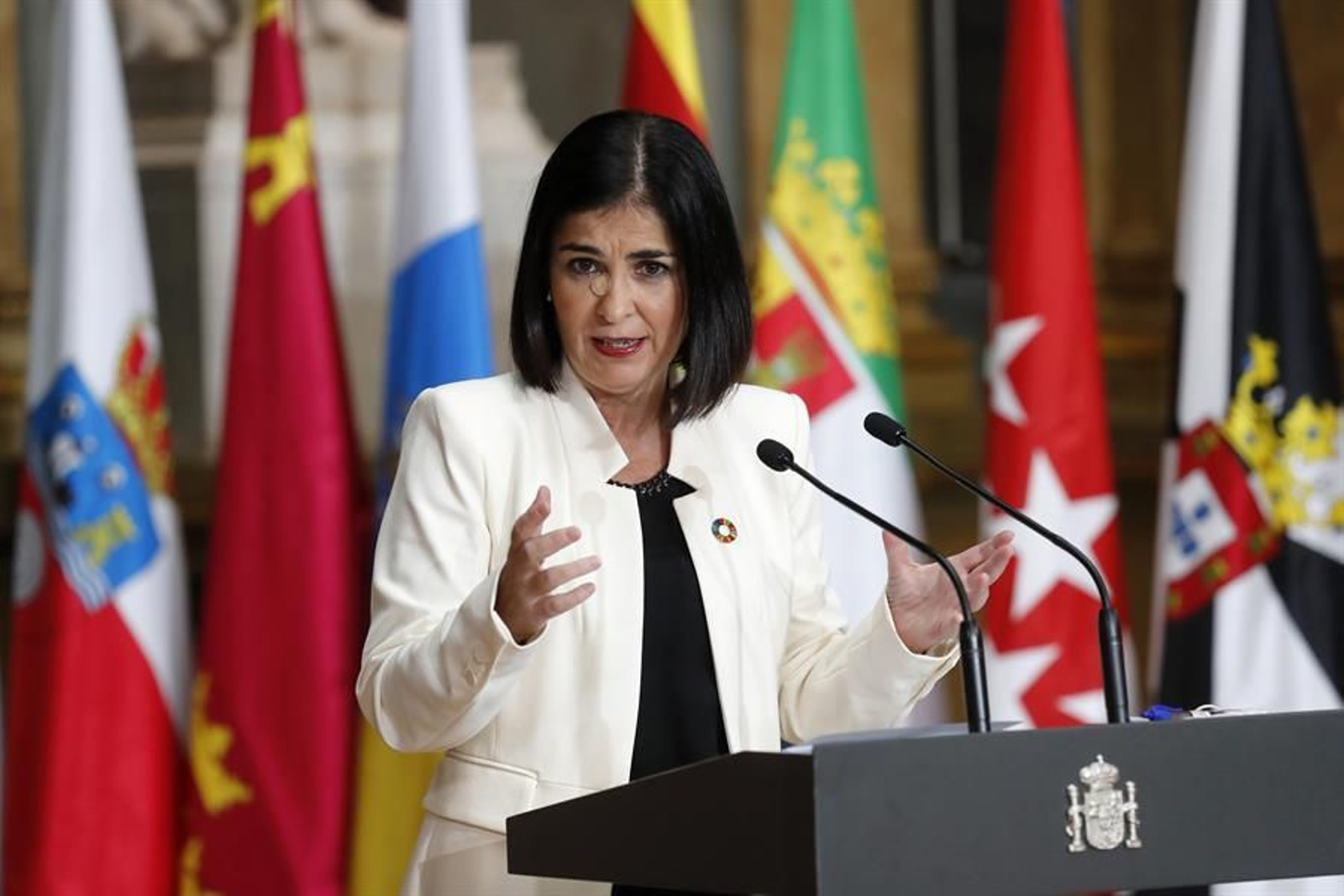 La ministra de Política Territorial y Función Pública, Carolina Darias