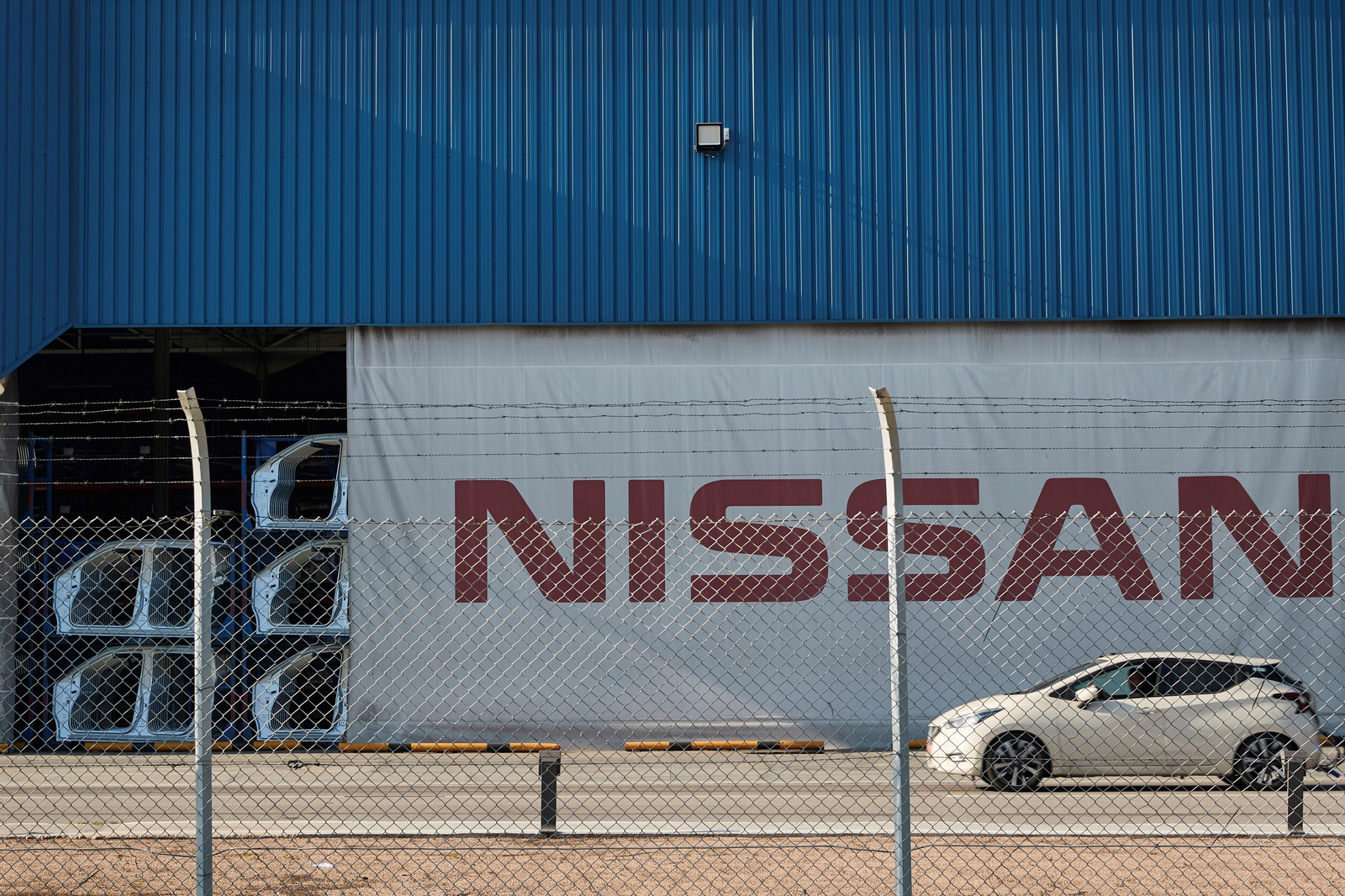 En la imagen, instalaciones Nissan del centro de la Zona Franca de Barcelona.