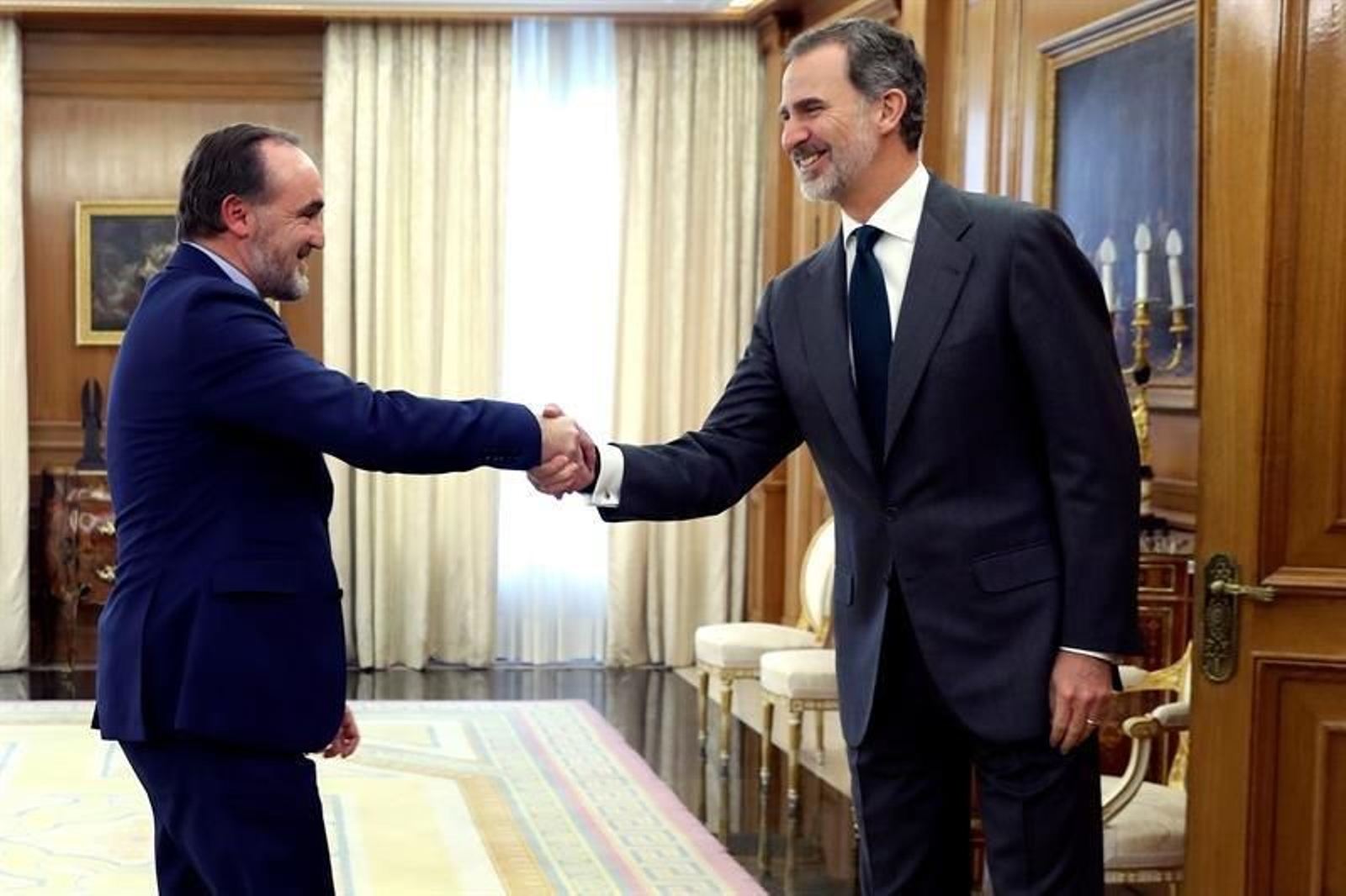 Felipe VI se reúne con el diputado de Compromís Joan Baldoví