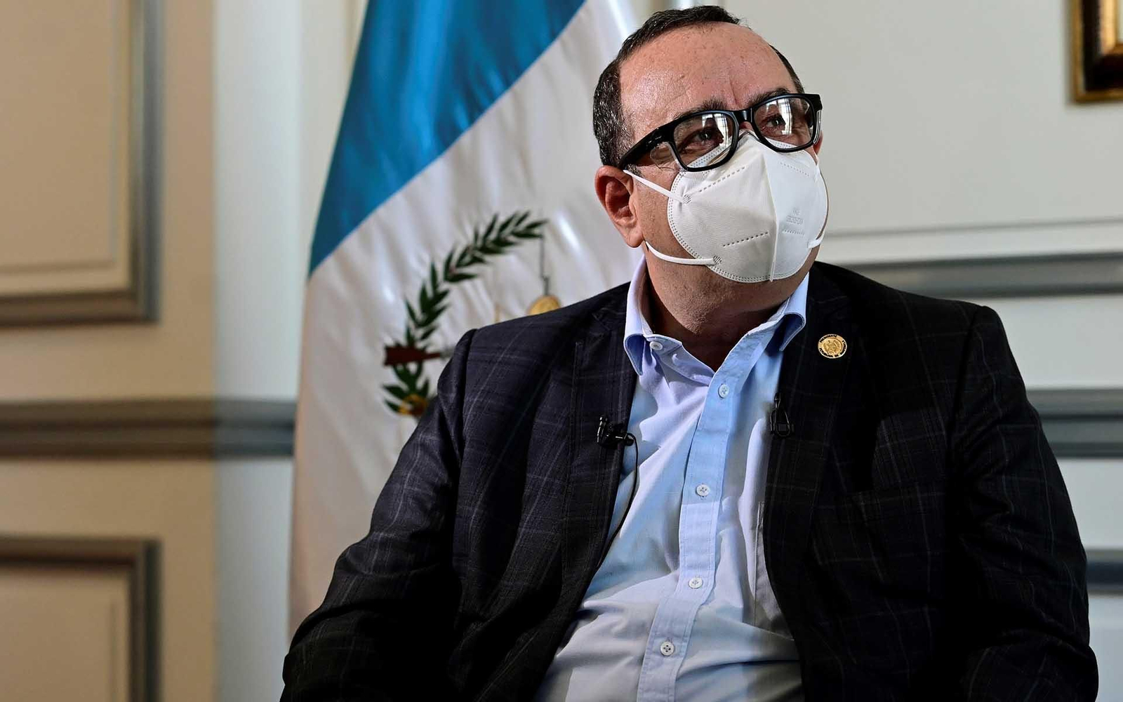 El presidente de la República de Guatemala, Alejandro Giammattei. EFE/Victor Lerena