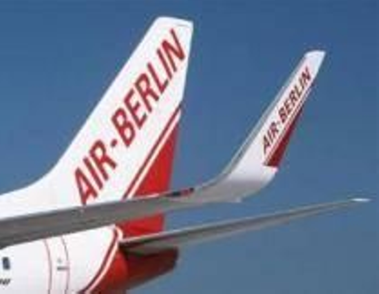 Parte trasera de un avión de Air Berlin.