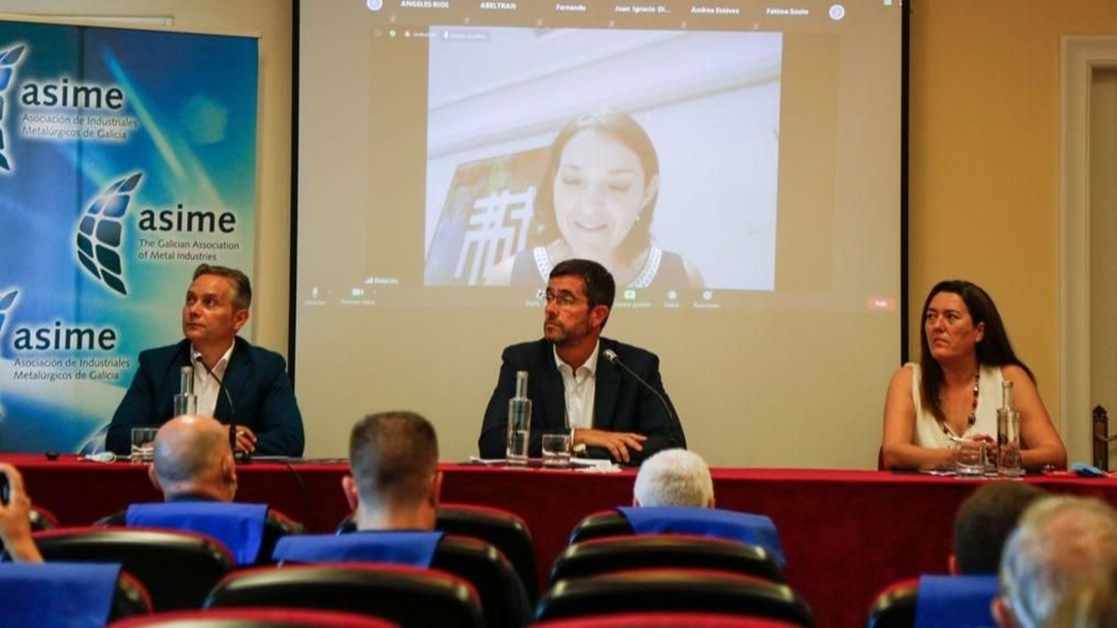 La ministra de Industria participó virtualmente en la asamblea de Asime.
