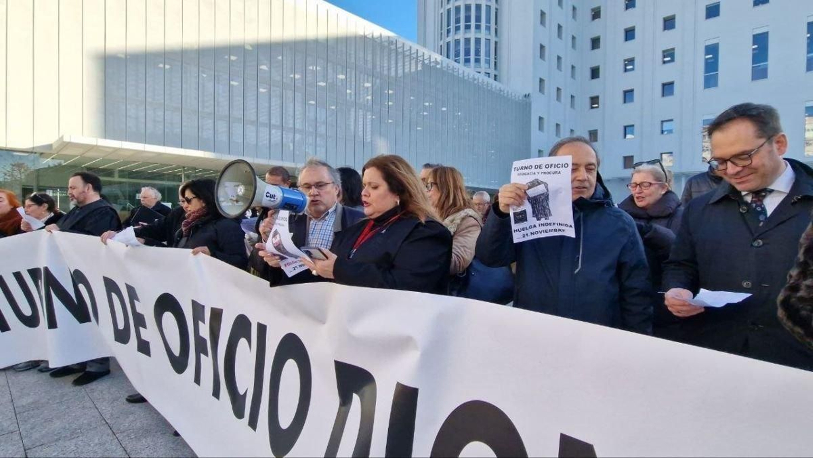 Algunos de los candidatos en una de las últimas concentraciones en Vigo.