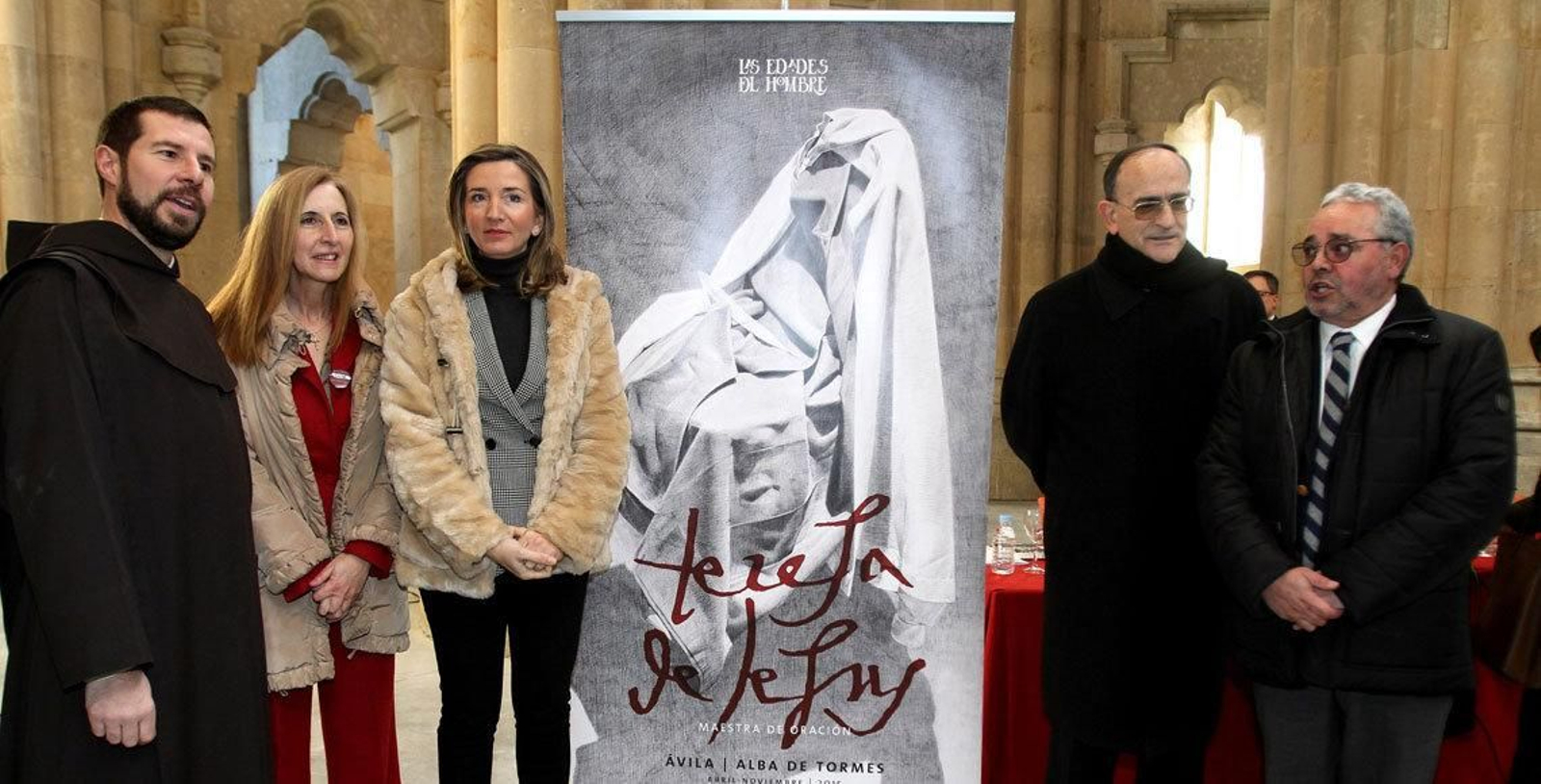 La consejera de Cultura y Turismo, Alicia García, y el secretario general de la Fundación Las Edades del Hombre, Gonzalo Jiménez, durante la presentación de la Edades del Hombre en Alba de Tormes.