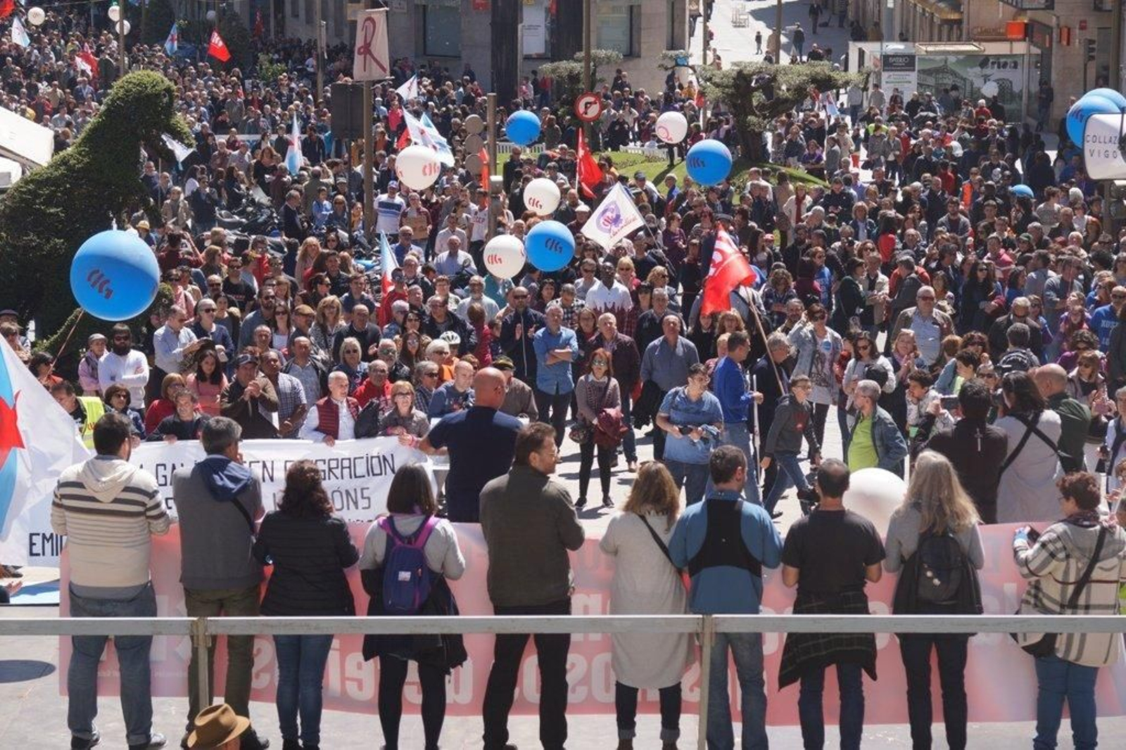 La manifestación de la CIG en Vigo  47