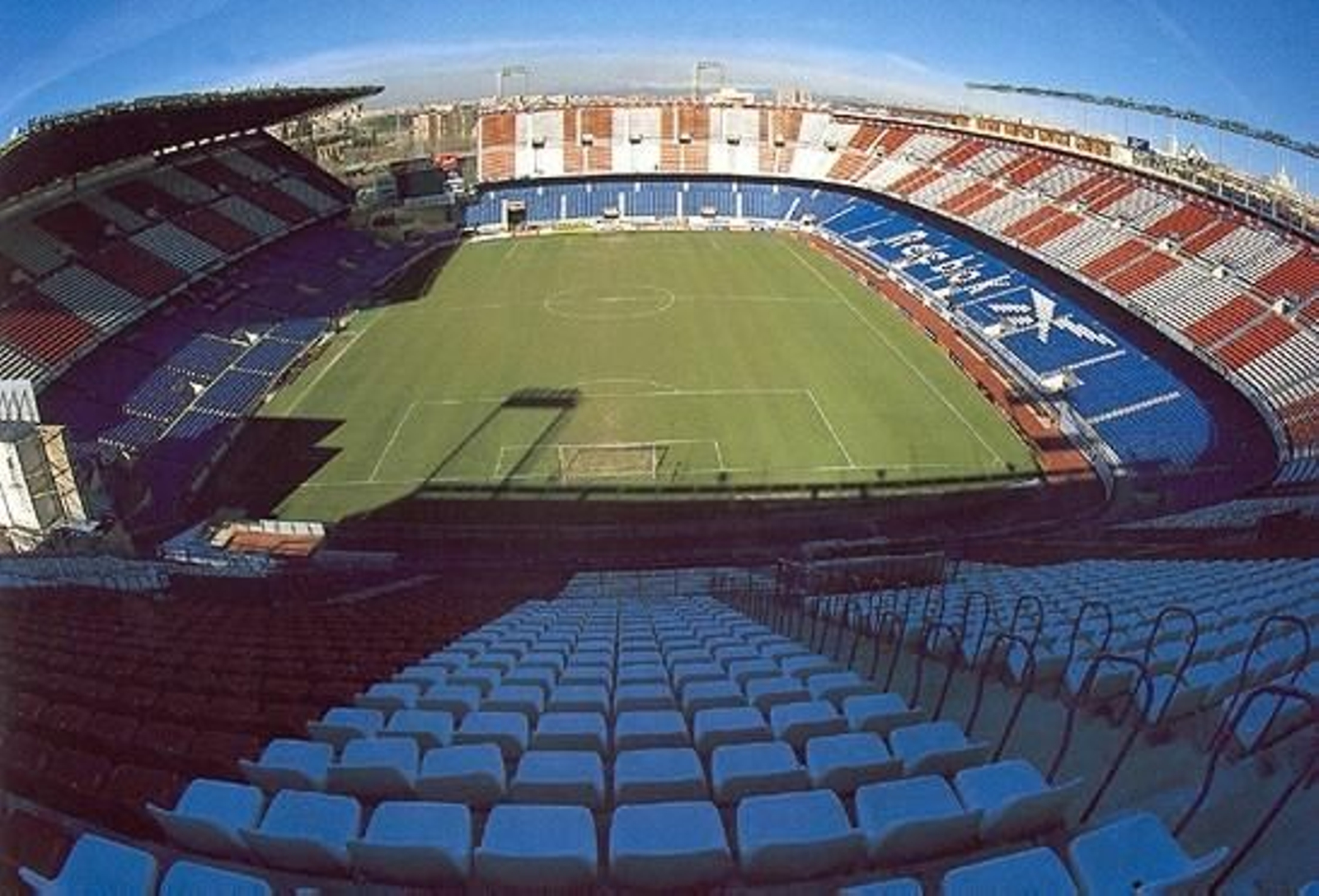 Interior del Vicente Calderón.