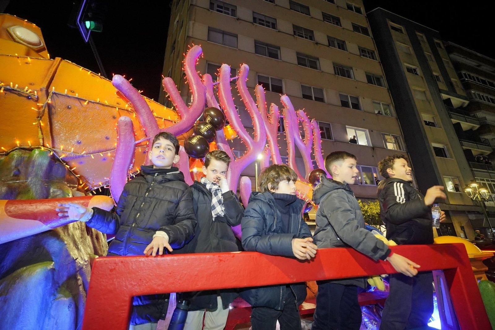 La Cabalgata de los Reyes en Vigo 2024.