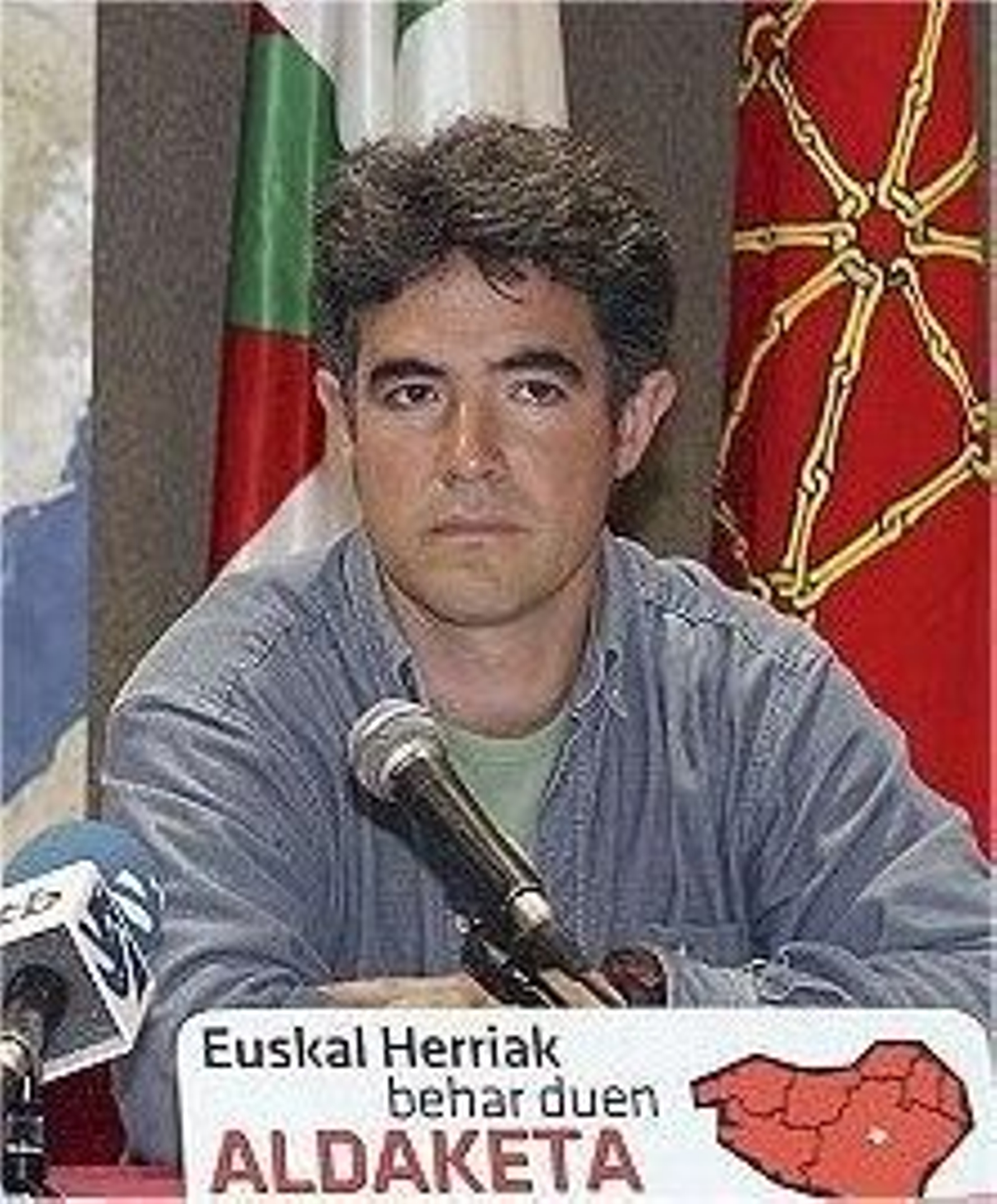 El concejal de ANV en el Ayuntamiento de Huarte Shanti Kiroga.