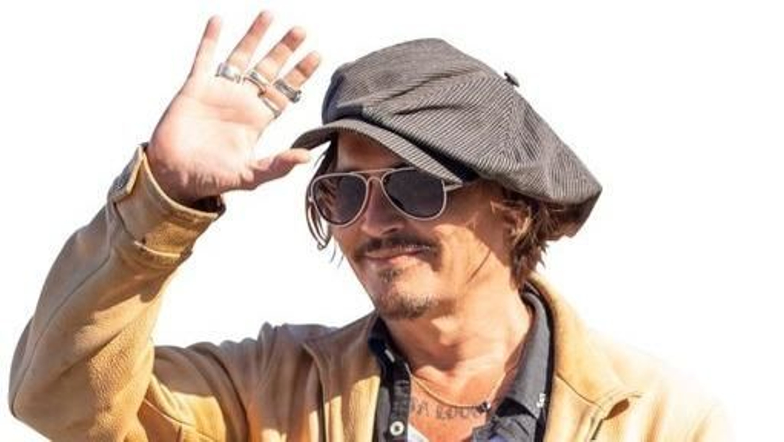 Johnny Deep en el Festival de San Sebastián.